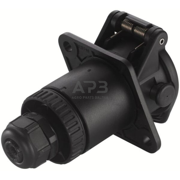 Priekabos rozetė 7 kontaktų Hella 8JB007645021 3 Priekabos rozetė 7 kontaktų Hella 8JB007645021 3