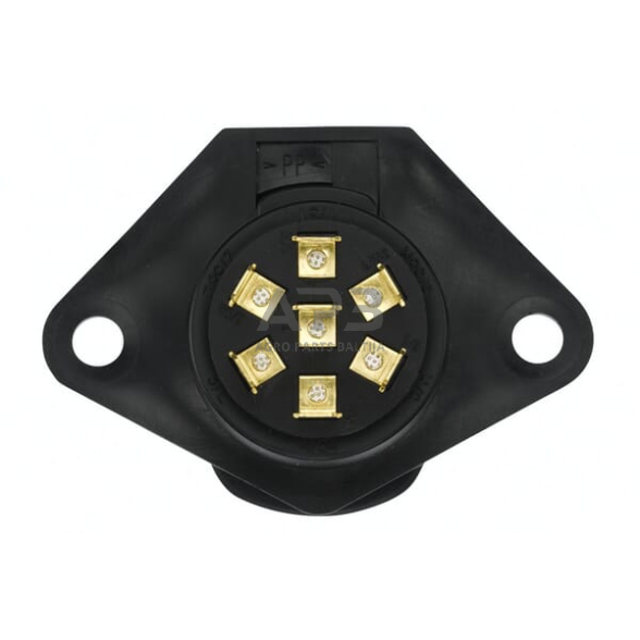 Priekabos rozetė 7 kontaktų Hella 8JB008085021 3 Priekabos rozetė 7 kontaktų Hella 8JB008085021 3