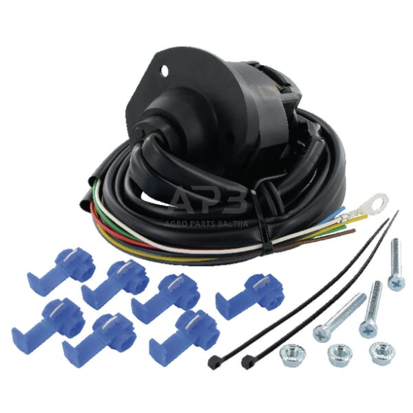 Priekabos rozetė 7 kontaktų LA402521 1 Priekabos rozetė 7 kontaktų LA402521 1