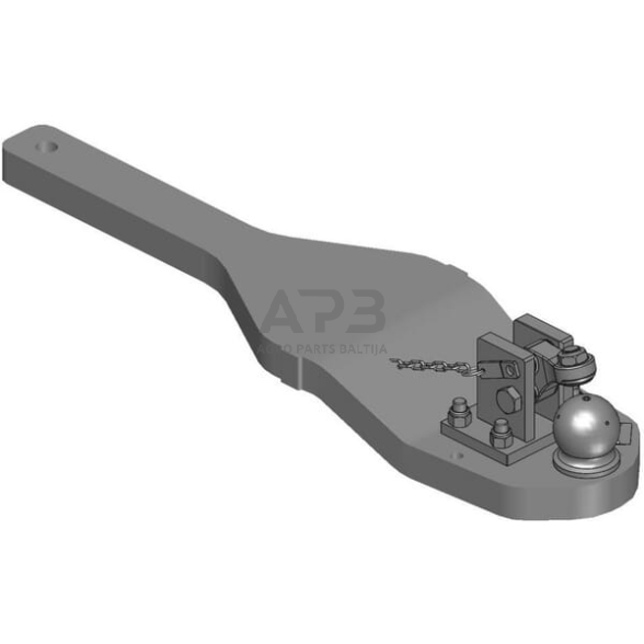 Priekabos sukabinimas su plokšte K80 Scharmüller 009603850A17 1 Priekabos sukabinimas su plokšte K80 Scharmüller 009603850A17 1