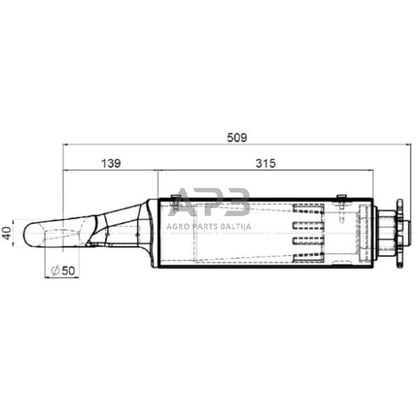 Priekabos sukabinimo kilpa apvali 50mm 006634510A02 3 Priekabos sukabinimo kilpa apvali 50mm 006634510A02 3