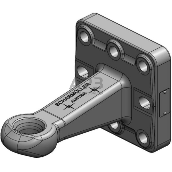 Priekabos sukabinimo kilpa su flanšu 40mm Scharmüller 00654240A02 1
