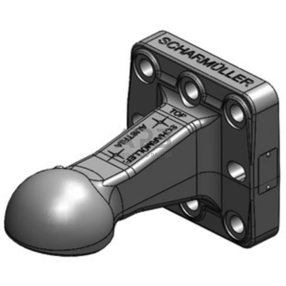 Priekabos sukabinimo kilpa su flanšue Scharmüller 006509010A02 1 Priekabos sukabinimo kilpa su flanšue Scharmüller 006509010A02 1