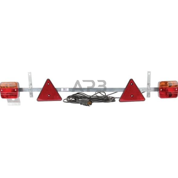 Priekabos žibintų komplektas 12V, 1000,00 mm – 1600,00 mm, 7.5 metro kabelis, 7 kontaktų gopart LA65001 Priekabos žibintų komplektas 12V, 1000,00 mm – 1600,00 mm, 7.5 metro kabelis, 7 kontaktų gopart LA65001