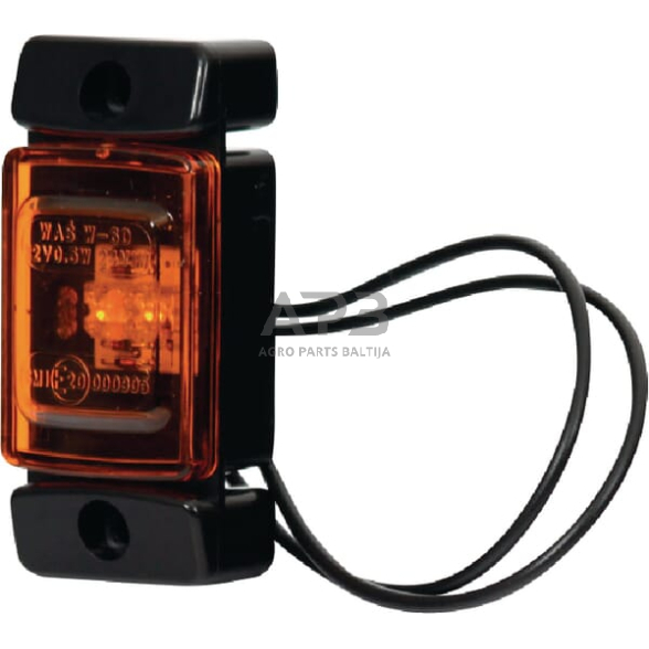 Priekabos žymeklio LED lemputė 12/24V, 72x32mm, Waś 1400690840 1 Priekabos žymeklio LED lemputė 12/24V, 72x32mm, Waś 1400690840 1