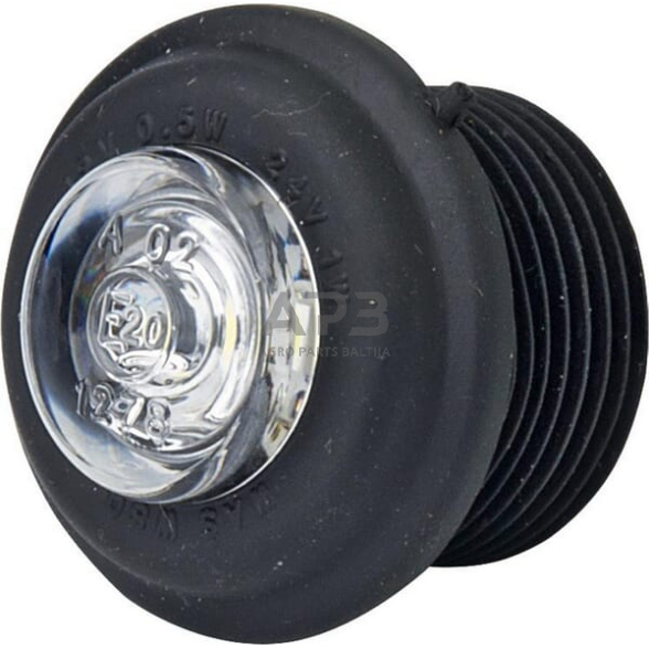 Priekabos žymeklio LED lemputė 12/24V, Ø29mm, Waś 1400300668 Priekabos žymeklio LED lemputė 12/24V, Ø29mm, Waś 1400300668