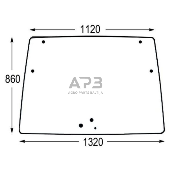 Priekinis kabinos stiklas 4418946N 1 Priekinis kabinos stiklas 4418946N 1