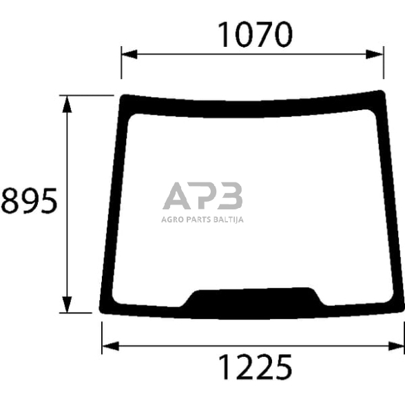 Priekinis kabinos stiklas 5089552N Priekinis kabinos stiklas 5089552N
