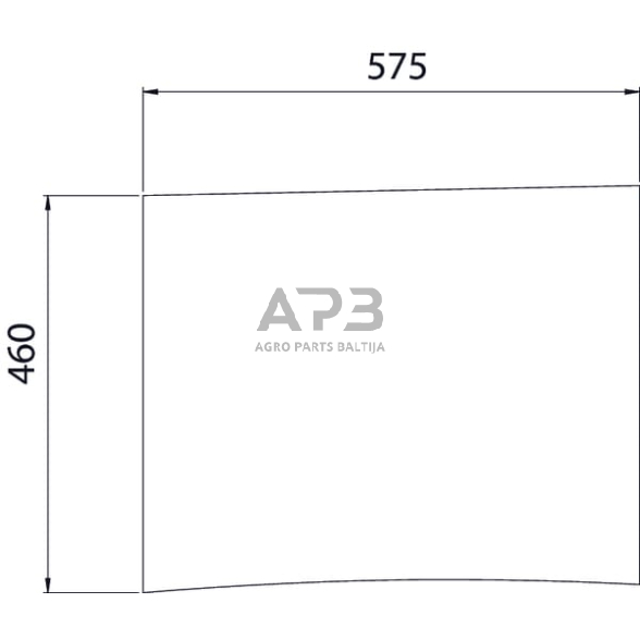 Priekinis kabinos stiklas apatinis 7700062365N Priekinis kabinos stiklas apatinis 7700062365N