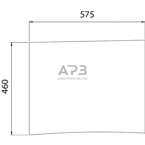 Priekinis kabinos stiklas apatinis 7700062366N Priekinis kabinos stiklas apatinis 7700062366N