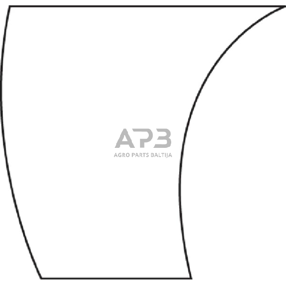 Priekinis kabinos stiklas apatinis right D6937 Priekinis kabinos stiklas apatinis right D6937