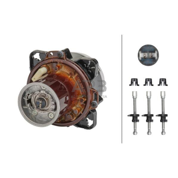 Priekinis žibintas Halogenas 12V, Ø90mm, Hella 1BL008193001 5 Priekinis žibintas Halogenas 12V, Ø90mm, Hella 1BL008193001 5