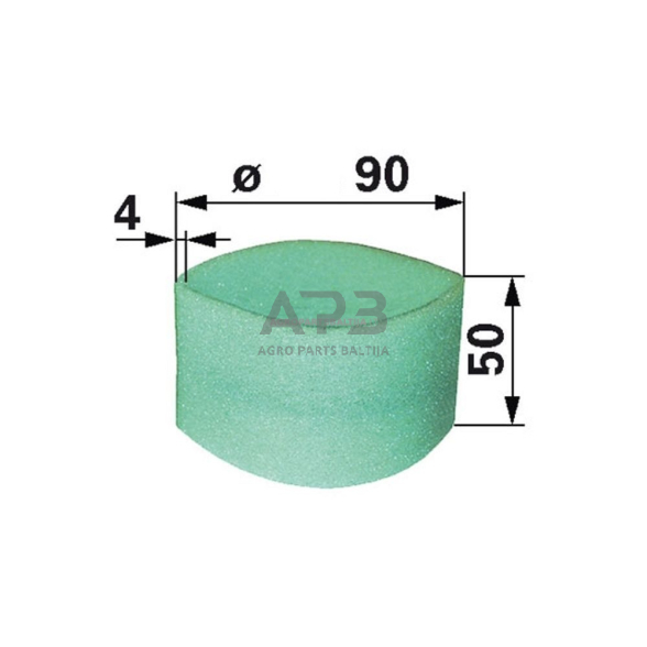 Priešfiltris Briggs & Stratton nuo 5AG iki 6AG QUANTUM, EUROPA, OHV 273185, 273185S 1 Priešfiltris Briggs & Stratton nuo 5AG iki 6AG QUANTUM, EUROPA, OHV 273185, 273185S 1