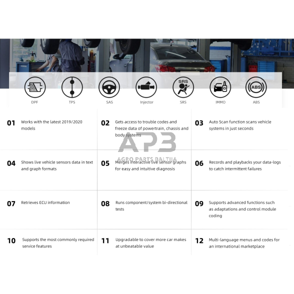 Profesionali diagnostikos įranga automobiliui 7 Profesionali diagnostikos įranga automobiliui 7