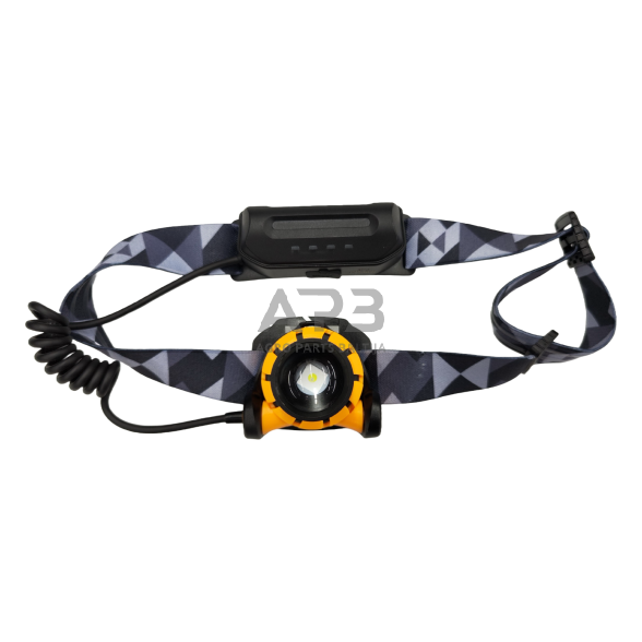 Prožektorius darbui COB (ant galvos, įkraunamas) 5050K Prožektorius darbui COB (ant galvos, įkraunamas) 5050K