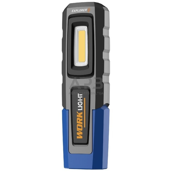 Prožektorius darbui COB+SMD (įkraunamas)