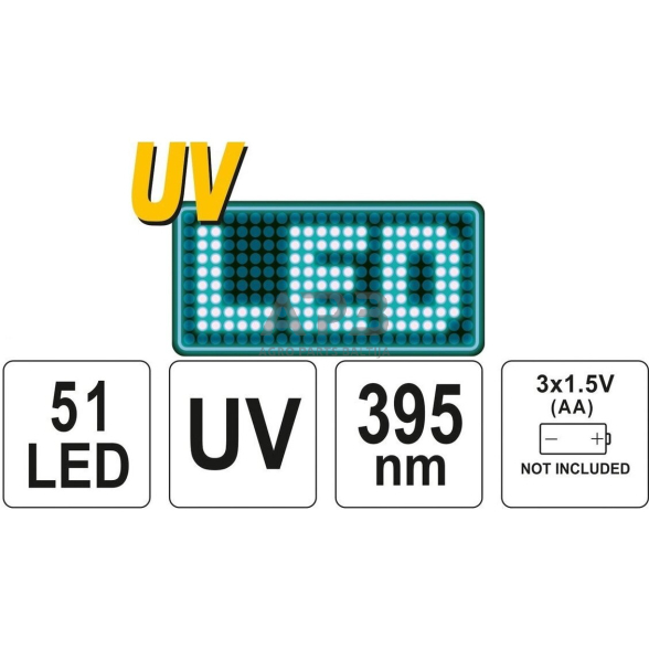 Prožektorius LED51+UV ir akiniai kondicionavimo sistemos nuotėkio aptikimui 3 Prožektorius LED51+UV ir akiniai kondicionavimo sistemos nuotėkio aptikimui 3