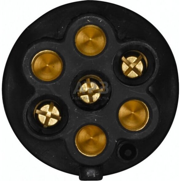 Priekabos rozetė 7 kontaktų Hella 8JB001941041 4 Priekabos rozetė 7 kontaktų Hella 8JB001941041 4