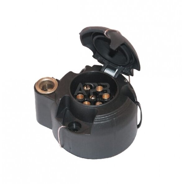 Priekabos rozetė 7 + 1 kontaktų AjBa LA79000 Priekabos rozetė 7 + 1 kontaktų AjBa LA79000