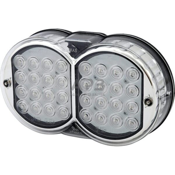 Priekabos galinis LED žibintas 12/24V, 208x121mm, Waś 1400681810 Priekabos galinis LED žibintas 12/24V, 208x121mm, Waś 1400681810