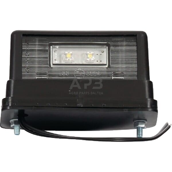 Priekabos numerio apšvietimo LED žibintas 12/24V, 109x55x61mm, Waś 1400300453 1 Priekabos numerio apšvietimo LED žibintas 12/24V, 109x55x61mm, Waś 1400300453 1