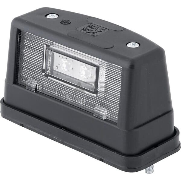 Priekabos numerio apšvietimo LED žibintas 12/24V, 109x55x61mm, Waś 1400300453 Priekabos numerio apšvietimo LED žibintas 12/24V, 109x55x61mm, Waś 1400300453