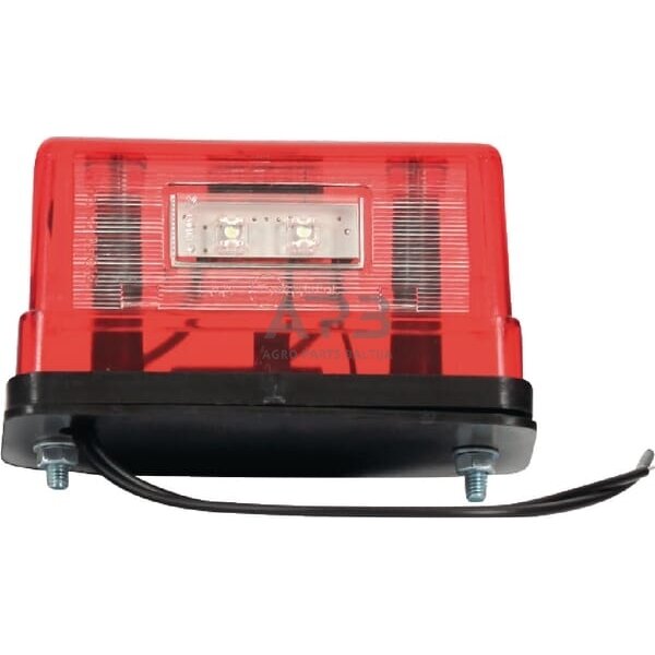 Priekabos numerio apšvietimo LED žibintas 12/24V, 109x61mm, Waś 1400300452 1 Priekabos numerio apšvietimo LED žibintas 12/24V, 109x61mm, Waś 1400300452 1