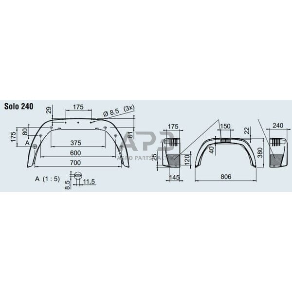 Priekabos purvasaugis AL-KO EA 1259578 2 Priekabos purvasaugis AL-KO EA 1259578 2