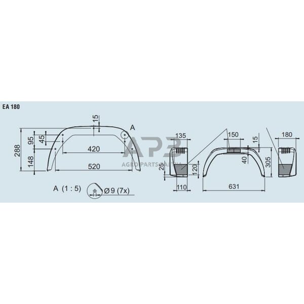 Priekabos purvasaugis AL-KO EA180, 1258622 3 Priekabos purvasaugis AL-KO EA180, 1258622 3