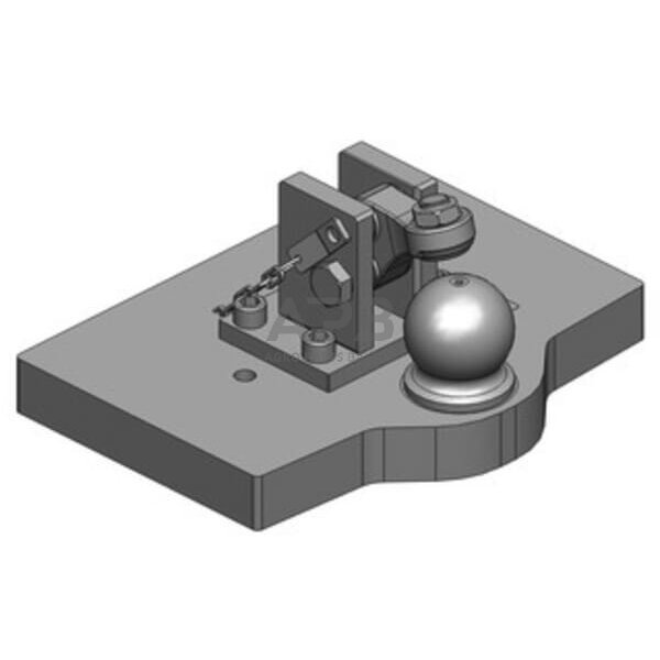 Priekabos sukabinimas su plokšte K80 Scharmüller 009609070A01 1 Priekabos sukabinimas su plokšte K80 Scharmüller 009609070A01 1
