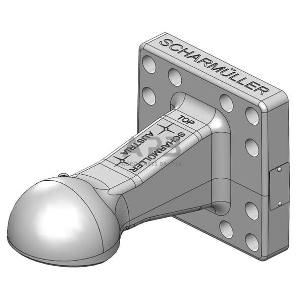 Priekabos sukabinimo kilpa su flanšu 160x160 Scharmüller 00665903A02 Priekabos sukabinimo kilpa su flanšu 160x160 Scharmüller 00665903A02