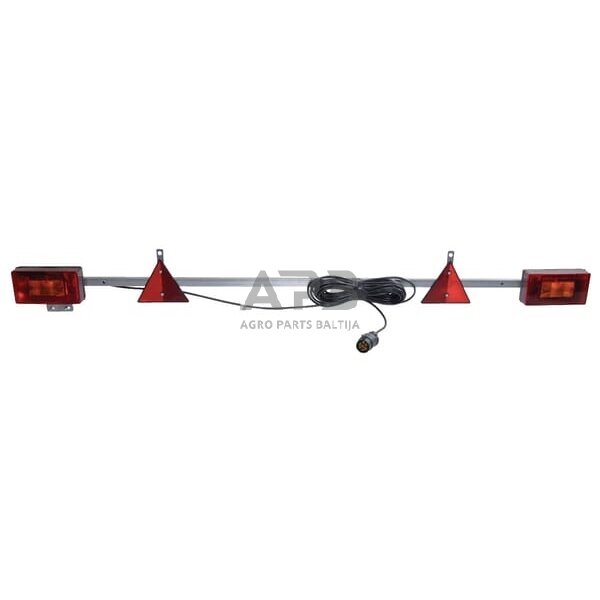 Priekabos žibintų komplektas 12V, 1600,00 mm, 12 metrų kabelis, 7 kontaktų Ajba LA91215 Priekabos žibintų komplektas 12V, 1600,00 mm, 12 metrų kabelis, 7 kontaktų Ajba LA91215