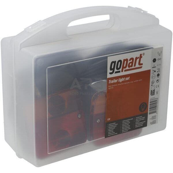 Priekabos žibintų komplektas su laidu 12V, 7,5 metro kabelis, 4 metrų kabelis gopart LA65045 2 Priekabos žibintų komplektas su laidu 12V, 7,5 metro kabelis, 4 metrų kabelis gopart LA65045 2