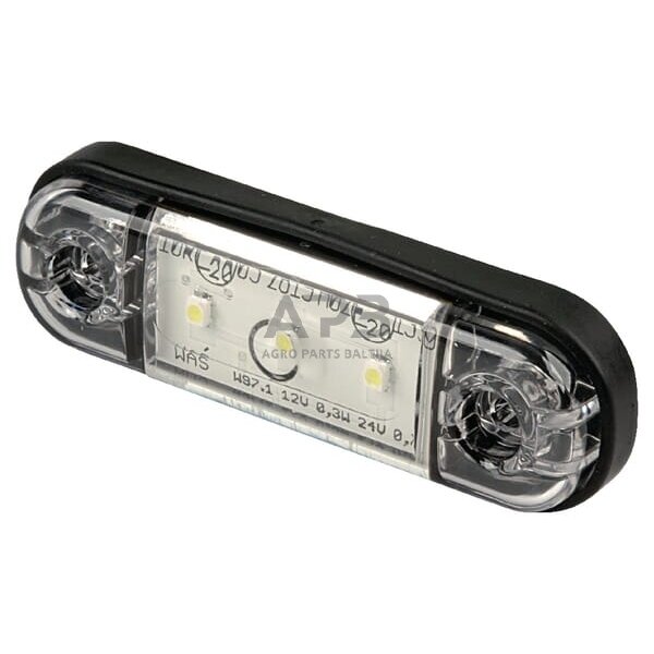 Priekabos žymeklio LED lemputė 12/24V, 84x24mm, Waś 1400300710 Priekabos žymeklio LED lemputė 12/24V, 84x24mm, Waś 1400300710