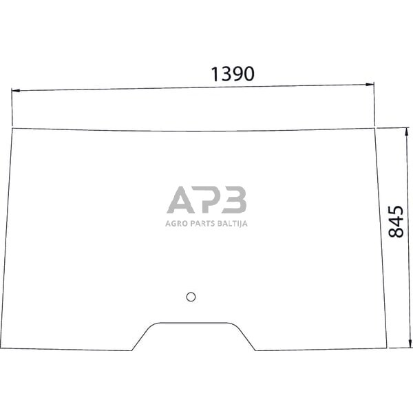 Priekinis kabinos stiklas 7700071500N Priekinis kabinos stiklas 7700071500N