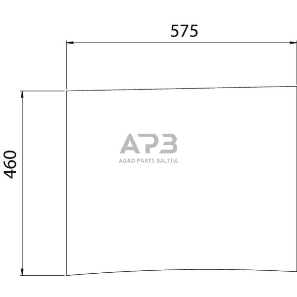 Priekinis kabinos stiklas apatinis 7700062365N Priekinis kabinos stiklas apatinis 7700062365N