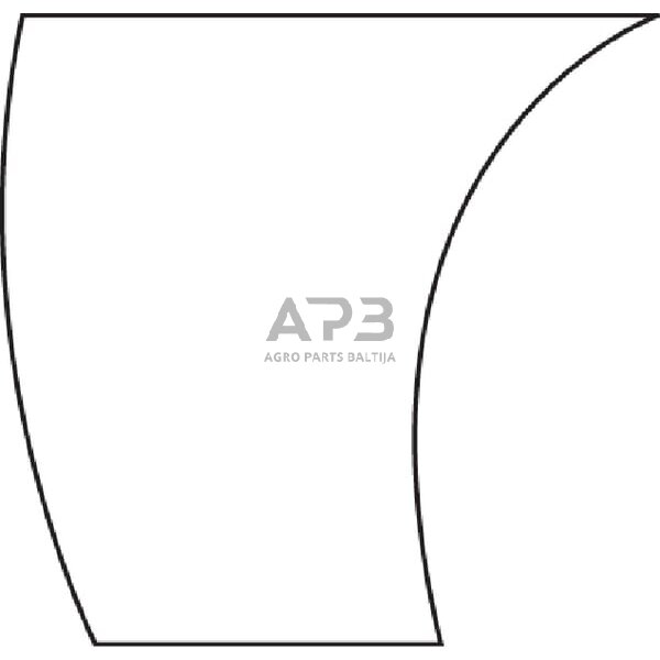 Priekinis kabinos stiklas apatinis right D6937 Priekinis kabinos stiklas apatinis right D6937