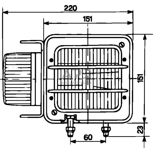 Priekinis žibintas dešinys Halogenas Cobo 05620000 220x151mm 2 Priekinis žibintas dešinys Halogenas Cobo 05620000 220x151mm 2