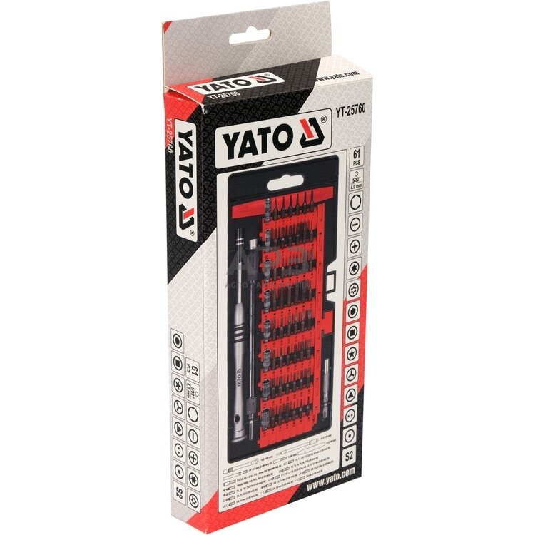 Precizinių antgalių rinkinys 61vnt 6 Precizinių antgalių rinkinys 61vnt 6