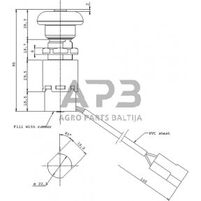 PTO jungiklis Cobo 23127500