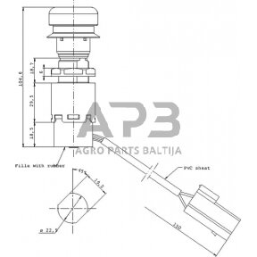 PTO jungiklis Cobo 23136000