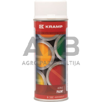 Purškiami dažai (Aerozoliniai) žemės ūkio technikai 901004KR Dažai RAL 9010 pure white 400ml Purškimo balionėlis Kramp Purškiami dažai (Aerozoliniai) žemės ūkio technikai 901004KR Dažai RAL 9010 pure white 400ml Purškimo balionėlis Kramp