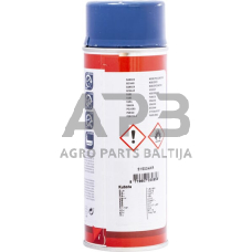 Purškiami dažai (Aerozoliniai) žemės ūkio technikai 515004KR Kubota mėlynas nuo 1989 m. 400ml