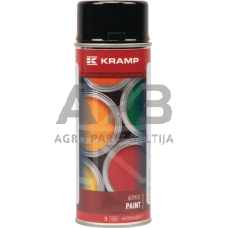 Purškiami dažai (Aerozoliniai) žemės ūkio technikai 900504KR Dažai RAL 9005 jet black 400ml Kramp