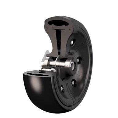 Pusiau pneumatinis ratukas Farmflex SPW300100R