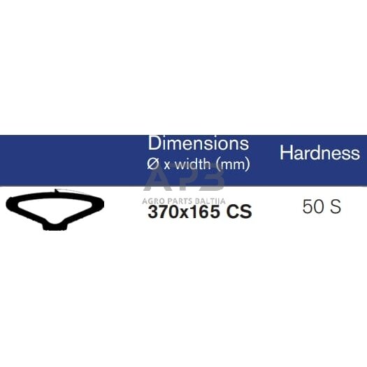 Pusiau pneumatinė padanga 370x165 Farmflex SPT370165CS 1 Pusiau pneumatinė padanga 370x165 Farmflex SPT370165CS 1