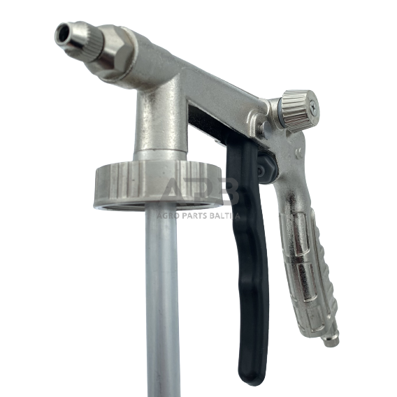 Purkštuvas be bakelio su žarnele ir antgaliu 2 Purkštuvas be bakelio su žarnele ir antgaliu 2