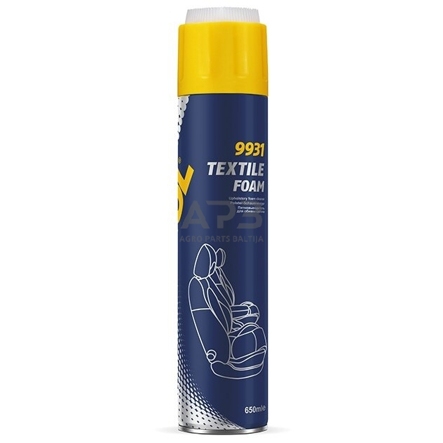 Putos tekstilei valyti MANNOL 650ml Putos tekstilei valyti MANNOL 650ml