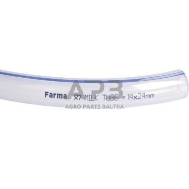 PVC vamzdelis pienui Farma 14/24mm 609004FA