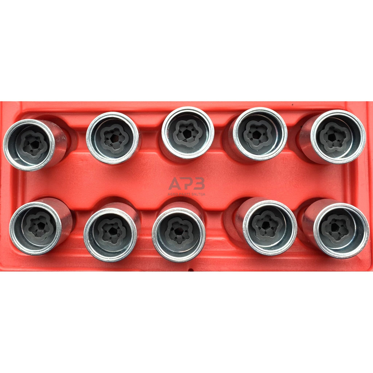 Rato varžtų užraktų rinkinys (10vnt) Tesla 2 Rato varžtų užraktų rinkinys (10vnt) Tesla 2